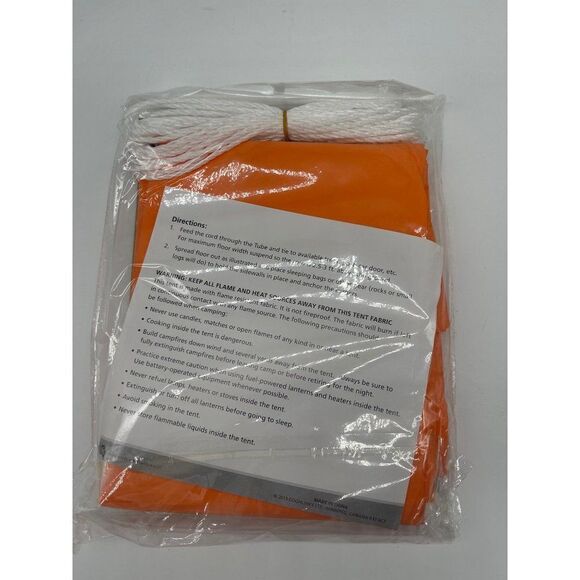 Coghlan’s Lightweight Emergency Shelter Tube Tent NWT - Picture 3 of 5